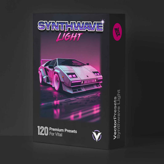 Synthwave Light Box Art