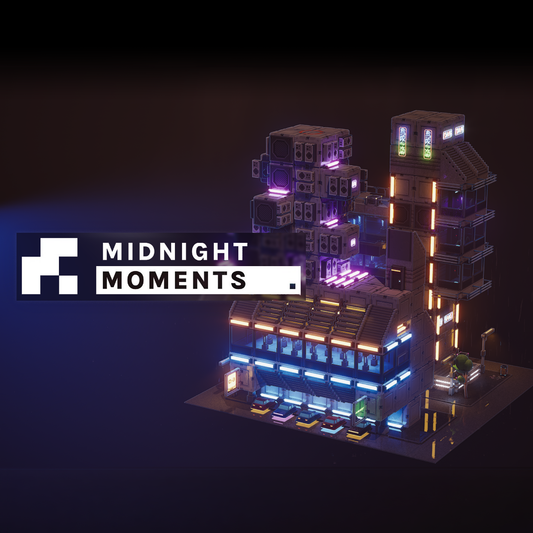Synthwave Visuals using Midnight Moments