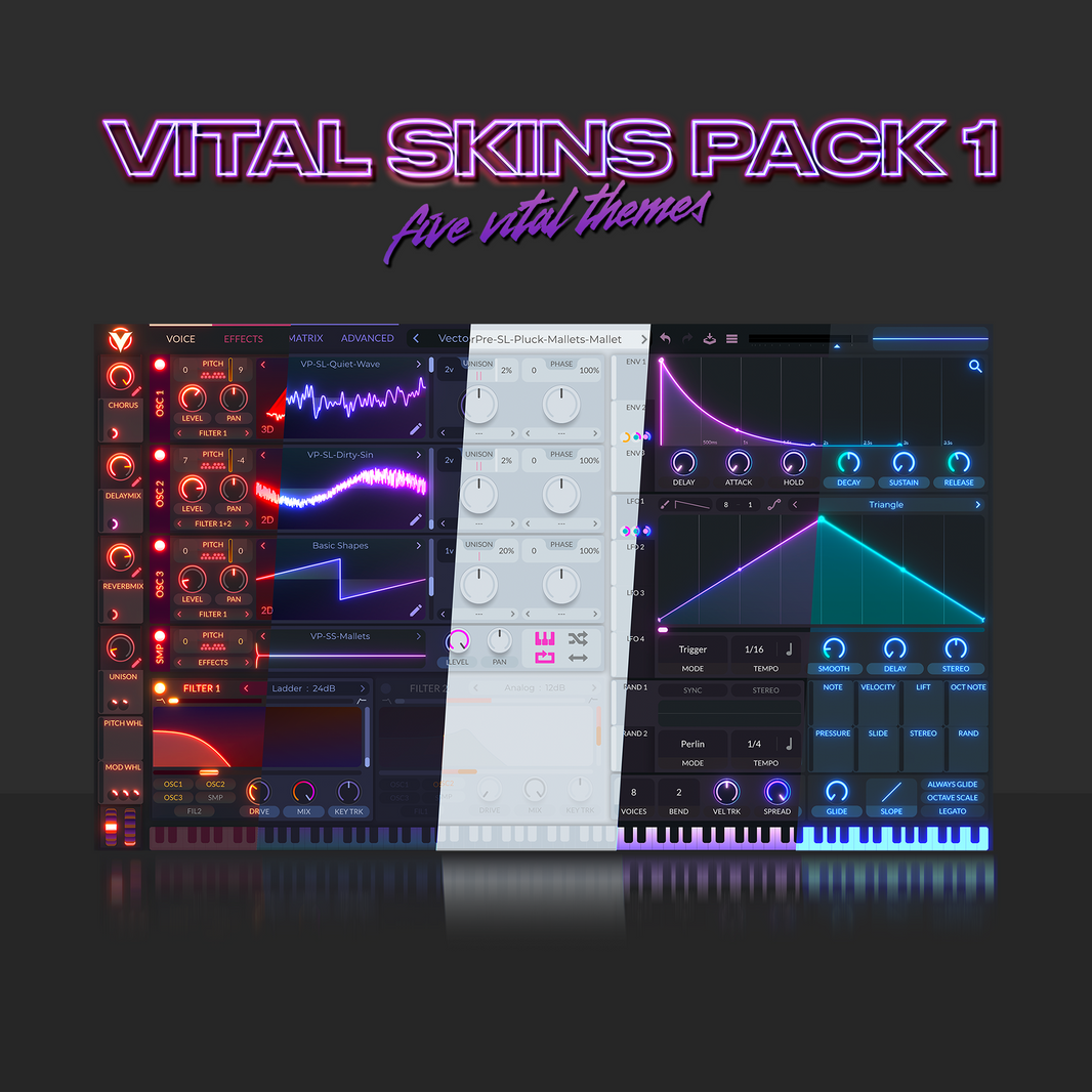 Skin Audio Vital Skins & Themes – Customise Your Synth, Inspire Your Sound